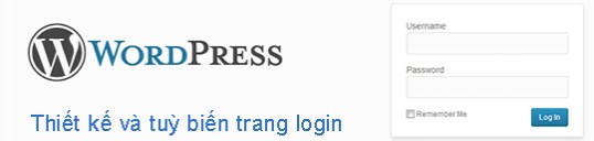 thiet ke trang login website wordpress khong dung plugin