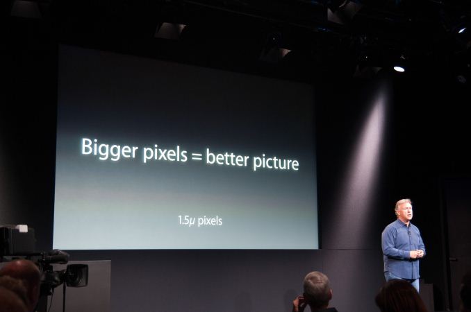 iPhone 5s thu điểm ảnh kích cỡ lớn hơn iPHone 5