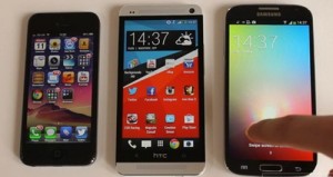 iPhone 5 vẫn được lòng hơn so với Galaxy S4 và HTC One