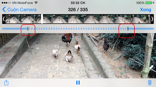 Các video chuyển động chậm có thể biên tập và chỉnh sửa